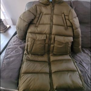 American Eagle Long Puffer Jacket